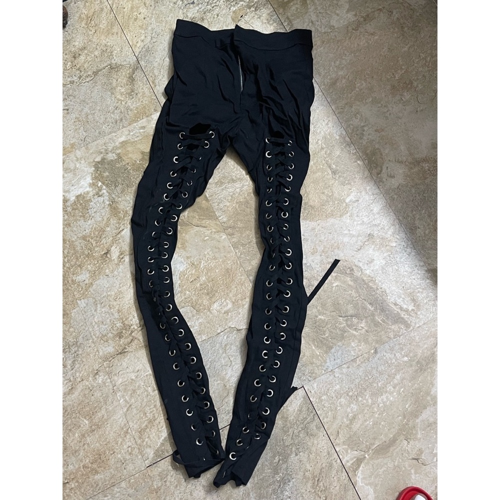 FashionNova lace up pants - Picture 2 of 2